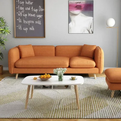 현대 거실 Nubuck 가죽 Loveseat 소파 공장 럭셔리 마이크로 화이버 패브릭 Loveseat 소파 마이크로 화이버 가죽 소파 디자인